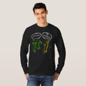 Funny Get Real Be Rational Pi Mathe Lehrer Geek T-Shirt (Vorne ganz)