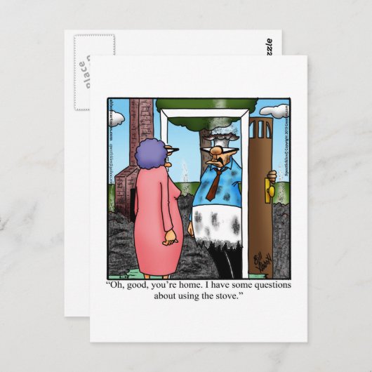 Funny "Get Verheiratet" Spaß Postcard Postkarte (Vorne/Hinten)