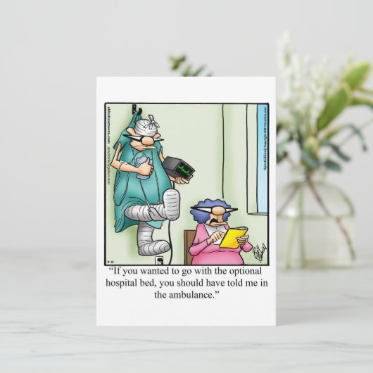 Funny Get Well (Stehend Vorderseite)