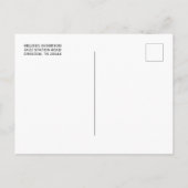 Funny Get well bald hoffen, dass du wieder auf Füß Postkarte (Rückseite)