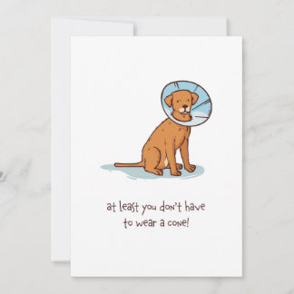 Funny Get Well Balon Cards for Women and Men - Wel Dankeskarte