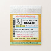 Funny Get Well Brunnenflasche Puzzle (Vertikal)