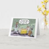 Funny Get Well Card Karte (Gelbe Blume)