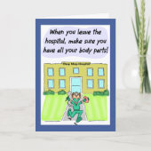 Funny Get Well Card Karte (Vorderseite)
