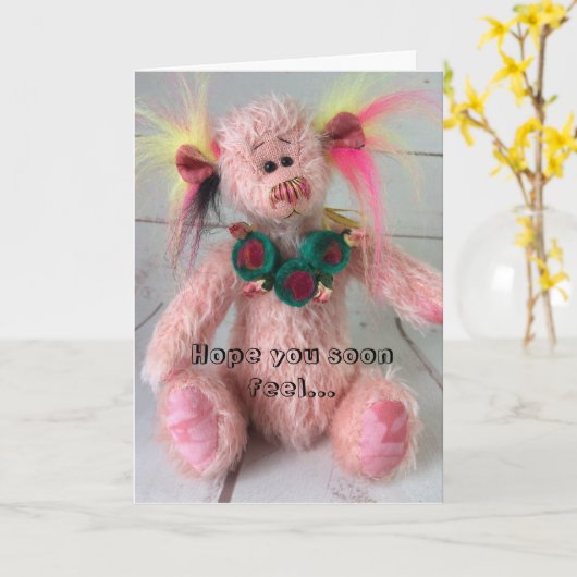 Funny Get Well Card Karte (Gelbe Blume)