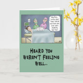Funny Get Well Card: New Doctor Karte (Gelbe Blume)
