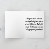 Funny Get Well Card Sloth Snail Skateboard Kunst,  Dankeskarte (Innenseite)