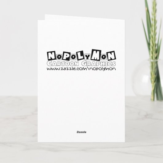 Funny Get Well Cards: Routine Shot Karte (Rückseite)