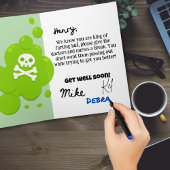 Funny Get Well for Men Furz King Edition Karte