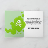 Funny Get Well for Men Furz King Edition Karte (Innenseite)