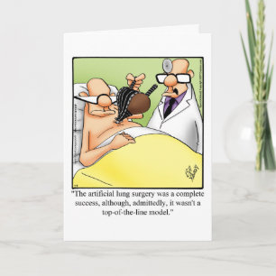 Funny Get Well Greeting Card "Spectickles" Karte