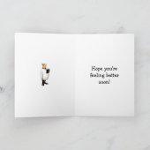 Funny Get Well Greeting Card "Spectickles" Karte (Innenseite)