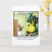 Funny Get Well Greeting Card "Spectickles" Karte (Gelbe Blume)