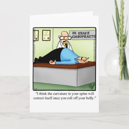 Funny Get Well Greeting Card "Spectickles" Karte (Vorderseite)