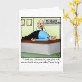 Funny Get Well Greeting Card "Spectickles" Karte (Gelbe Blume)
