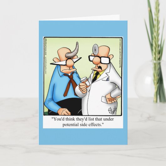 Funny Get Well Greeting Card "Spectickles" Karte (Vorderseite)