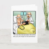 Funny Get Well Greycard Karte (Vorderseite)