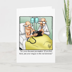 Funny Get Well Greycard Karte
