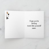 Funny Get Well Greycard Karte (Innenseite)
