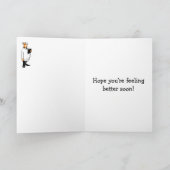 Funny Get Well Greycard Karte (Innenseite)