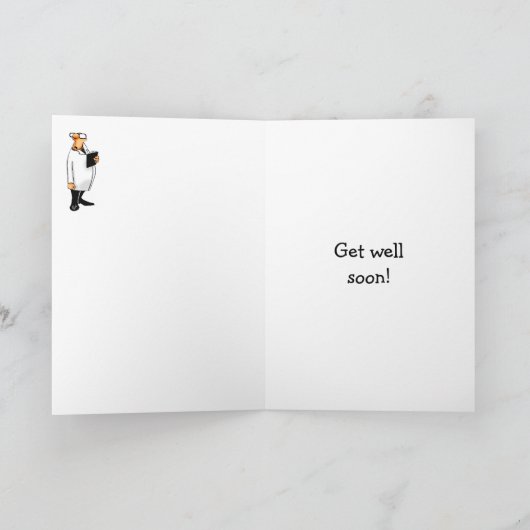 Funny Get Well Greycard Karte (Innenseite)