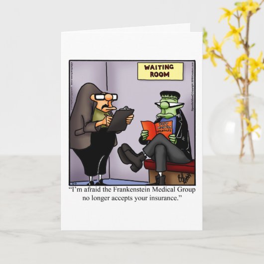 Funny Get Well Greycard Karte (Gelbe Blume)