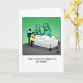 Funny Get Well Greycard Karte (Gelbe Blume)