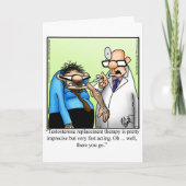 Funny Get Well Greycard Karte (Vorderseite)