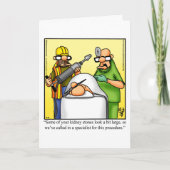 Funny Get Well Greycard Karte (Vorderseite)