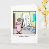 Funny Get Well Greycard Karte (Gelbe Blume)
