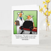 Funny Get Well Greycard Karte (Gelbe Blume)