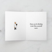 Funny Get Well Greycard Karte (Innenseite)