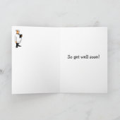 Funny Get Well Greycard Karte (Innenseite)