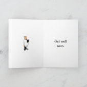 Funny Get Well Greycard Karte (Innenseite)