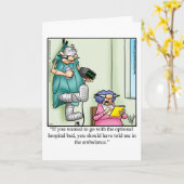 Funny Get Well Greycard Karte (Gelbe Blume)