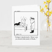 Funny Get Well Greycard Spaß Karte (Gelbe Blume)