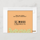 Funny Get Well Huge Card Postkarte (Rückseite)