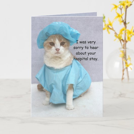 Funny Get Well Karte (Gelbe Blume)