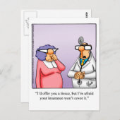 Funny Get Well Postcard Postkarte (Vorne/Hinten)