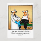 Funny Get Well Postcard Postkarte (Vorderseite)