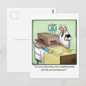 Funny Get Well Postcard Postkarte (Vorne/Hinten)