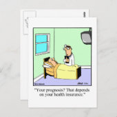 Funny Get Well Postcard Postkarte (Vorne/Hinten)