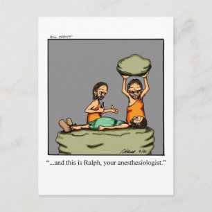 Funny Get Well Postcard Postkarte