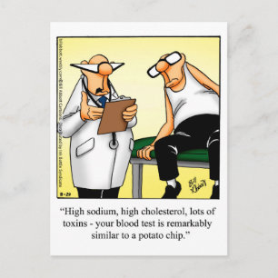 Funny Get Well Postcard Postkarte