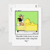 Funny Get Well Postcard Postkarte (Vorne/Hinten)