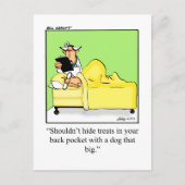 Funny Get Well Postcard Postkarte (Vorderseite)