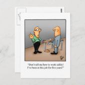 Funny Get Well Postcard Postkarte (Vorne/Hinten)