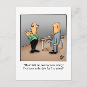 Funny Get Well Postcard Postkarte
