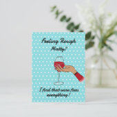 Funny Get Well Postkarte (Stehend Vorderseite)