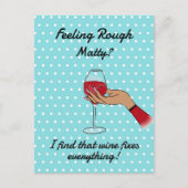 Funny Get Well Postkarte (Vorderseite)